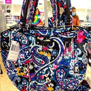*NEW* Vera Bradley Disney Mickey’s Whimsical Paisley Iconic Glenna Satchel